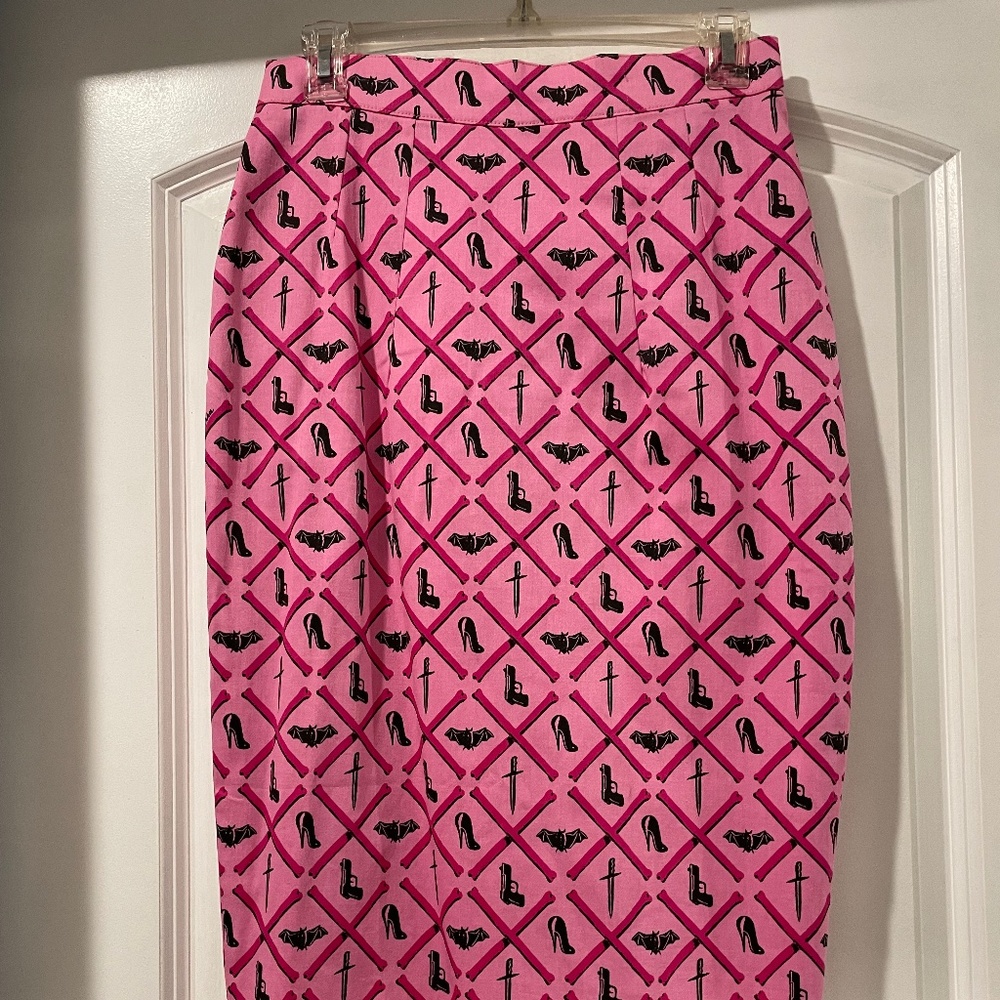 Vixen by Micheline Pitt x Ryan Heshka pencil skirt - Picture 4 of 8